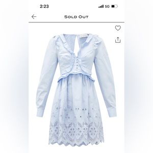 Self portrait poplin dress